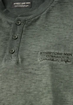 T-shirt à manches longues Henley