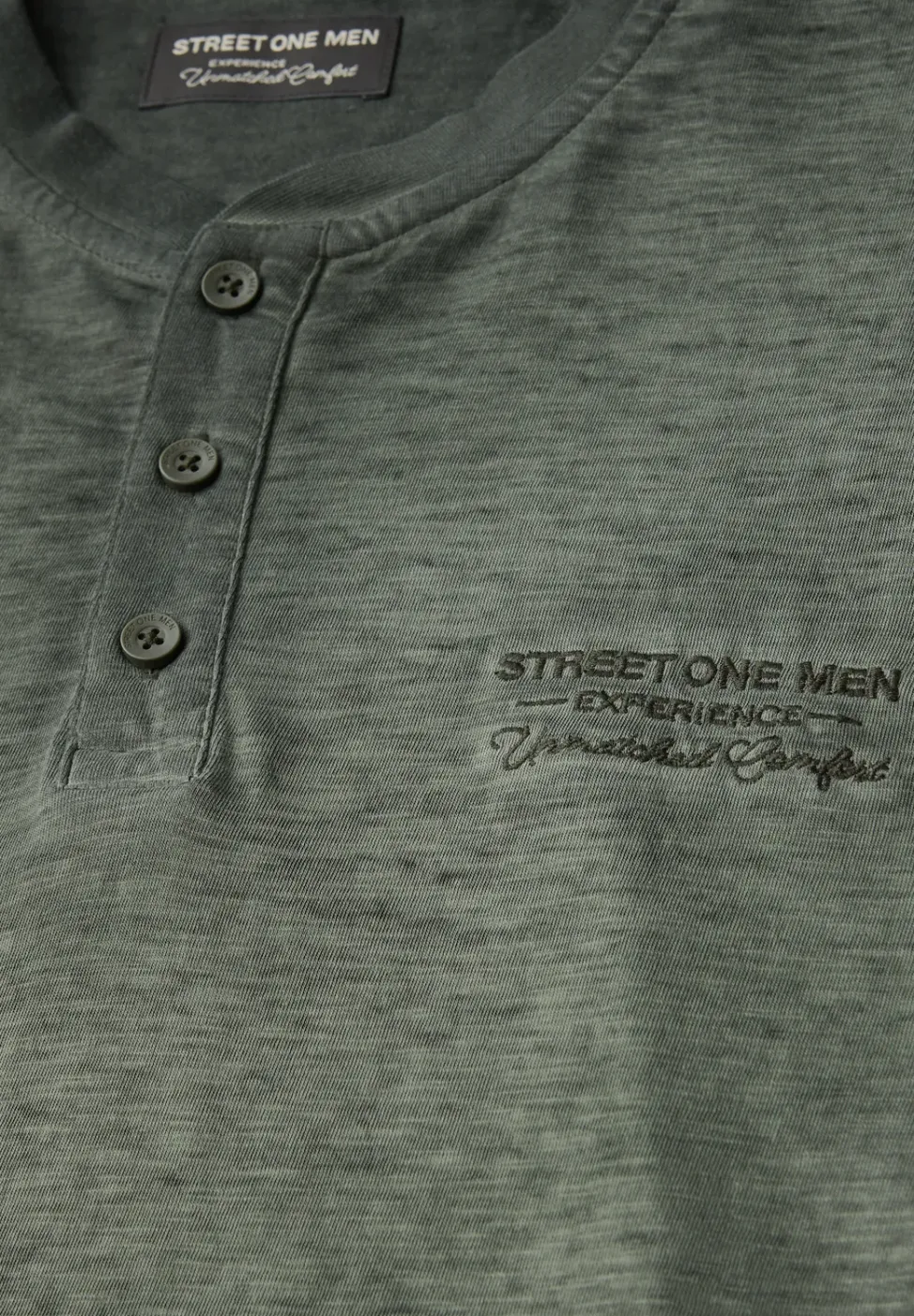 T-shirt à manches longues Henley
