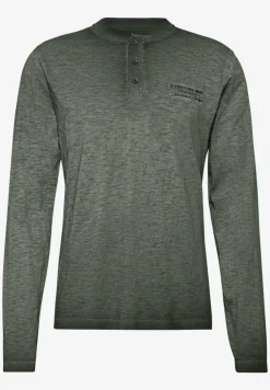 T-shirt à manches longues Henley