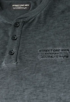 T-shirt à manches longues Henley