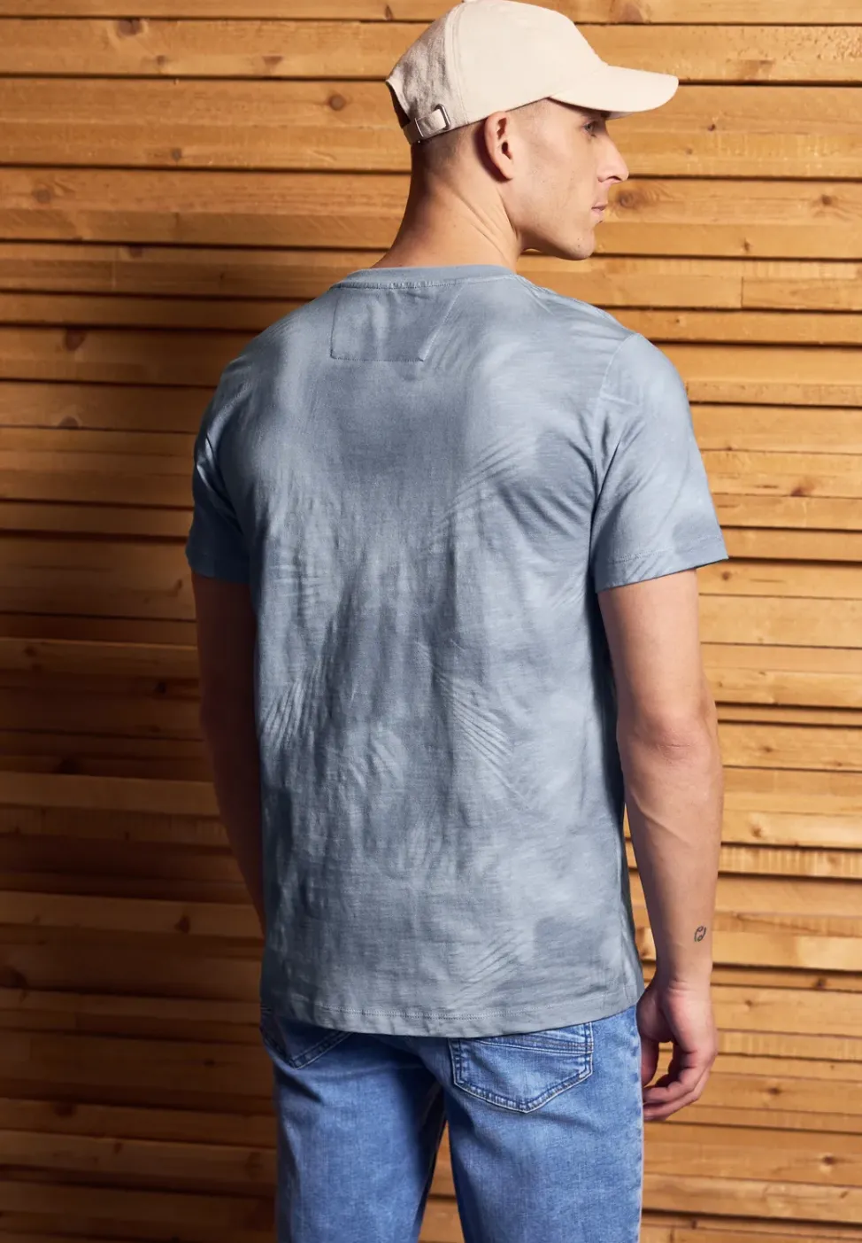 T-shirt ras du cou à motifs