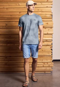 T-shirt ras du cou à motifs