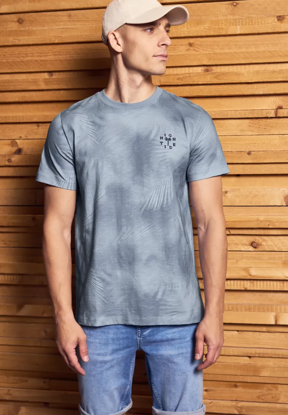 T-shirt ras du cou à motifs