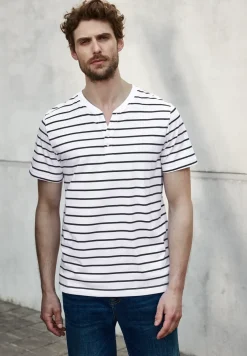 T-shirt rayé Henleys