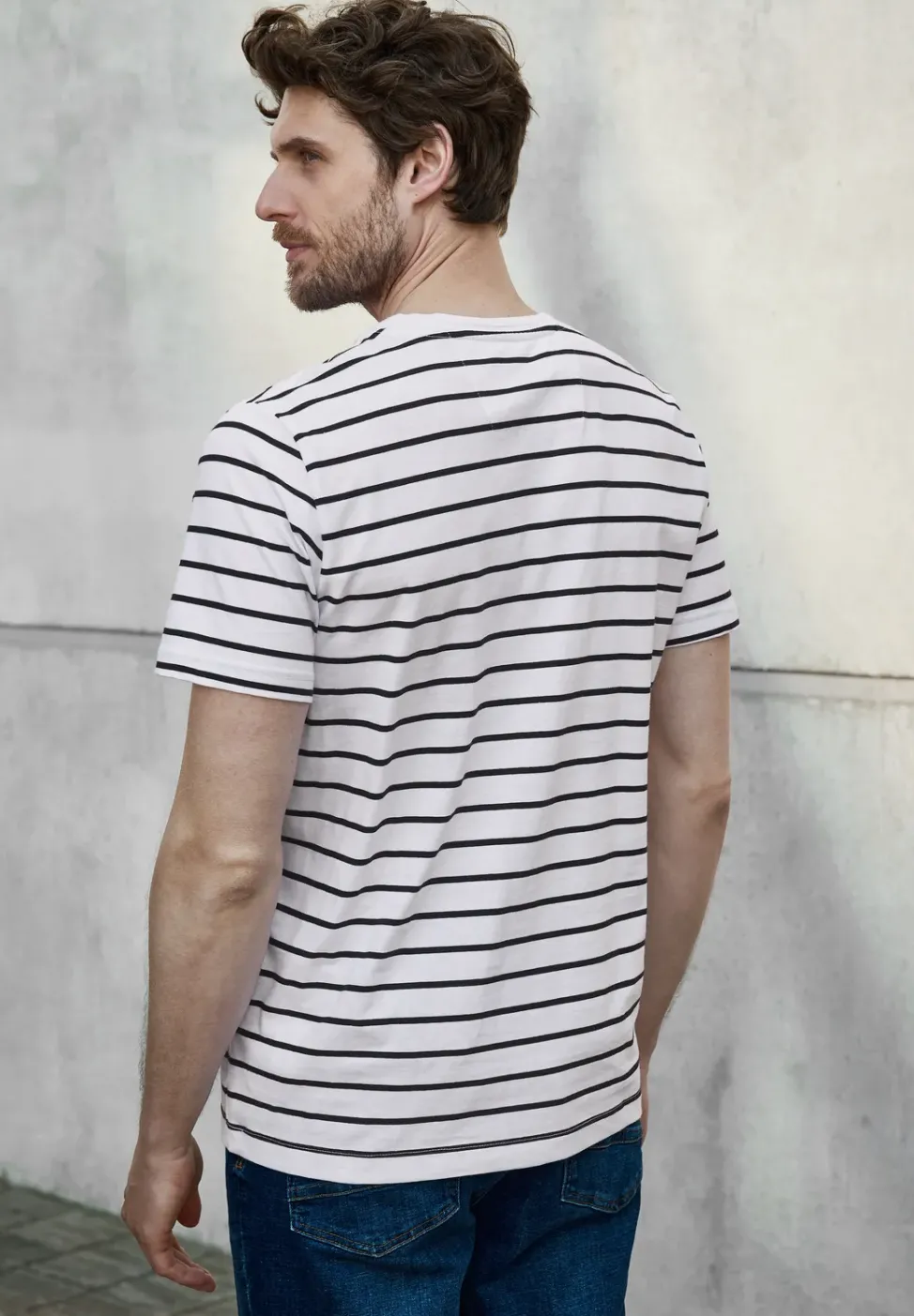 T-shirt rayé Henleys