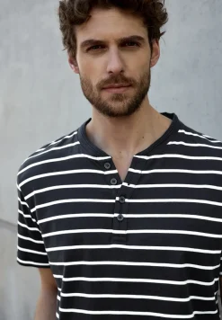 T-shirt rayé Henleys