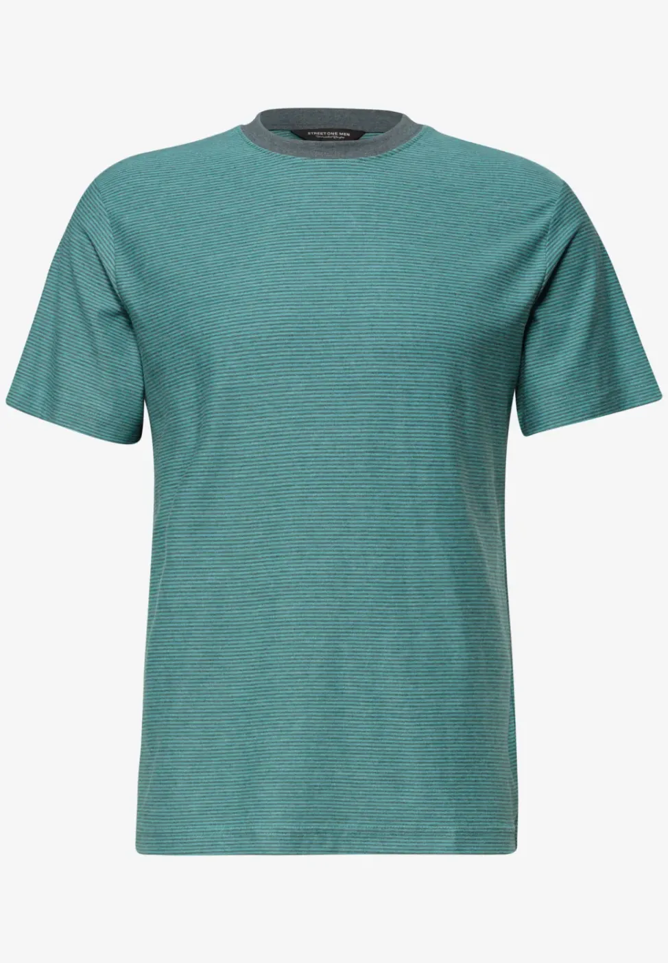 T-shirt à rayures en fil teint