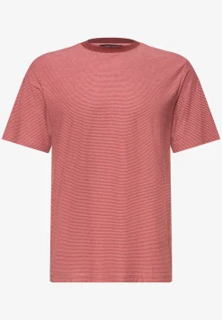 T-shirt à rayures en fil teint