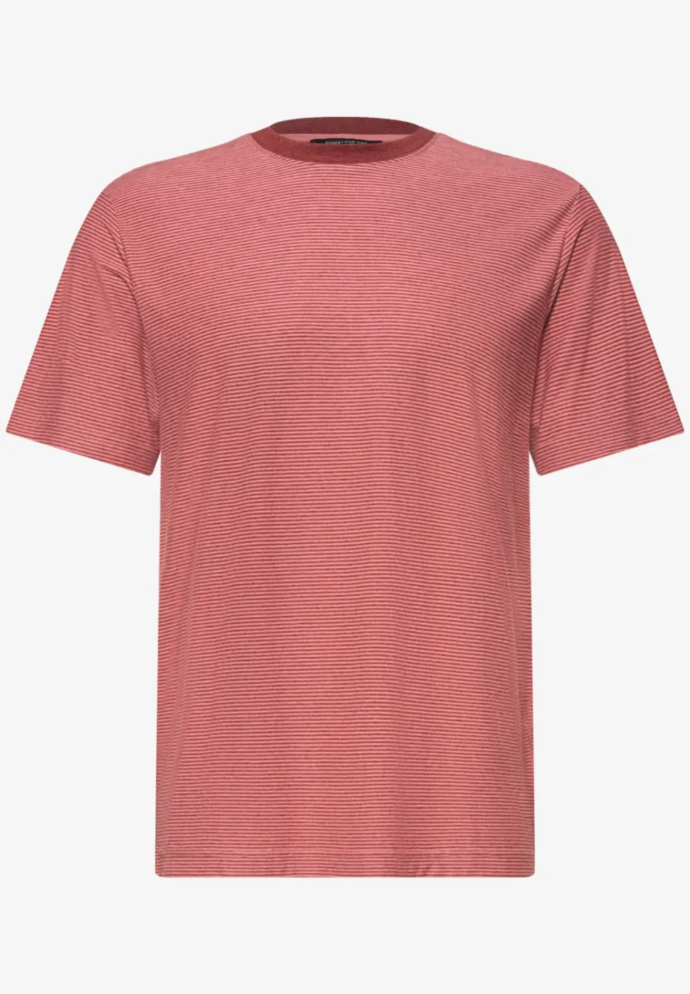 T-shirt à rayures en fil teint