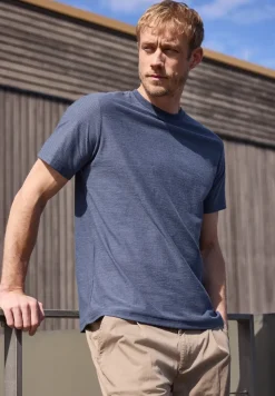 T-shirt à rayures en fil teint