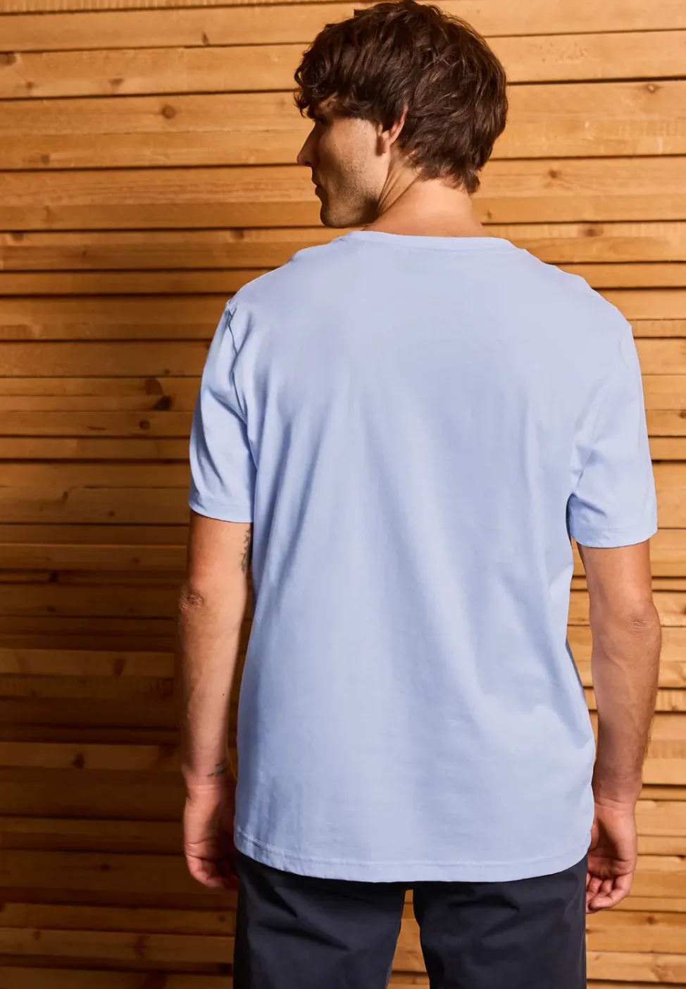 T-shirt à rayures imprimées
