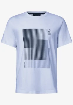 T-shirt à rayures imprimées