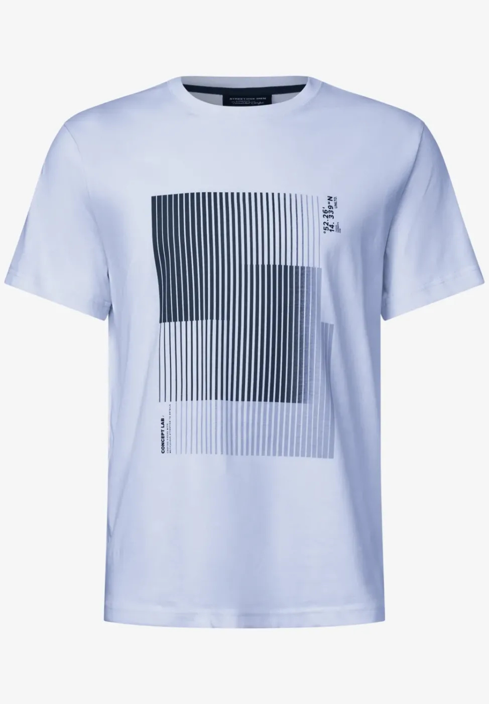 T-shirt à rayures imprimées