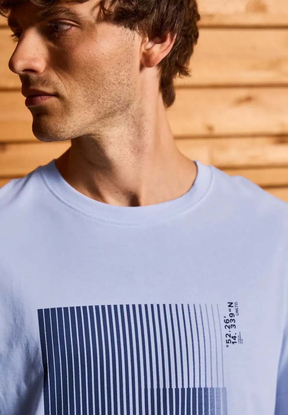 T-shirt à rayures imprimées