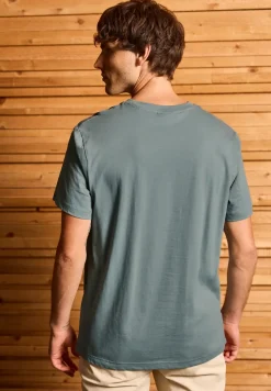 T-shirt à rayures imprimées