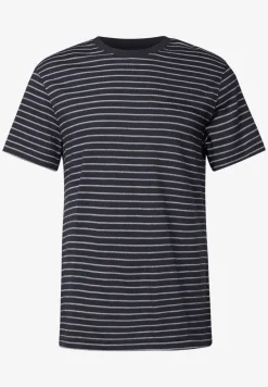 T-shirt à rayures structurées