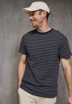 T-shirt à rayures structurées