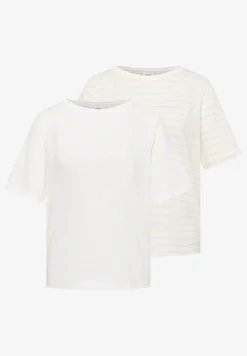 T-shirts à rayures en pack de 2