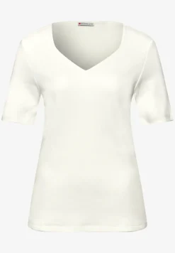 T-shirts avec encolure en cœur en pack de 2