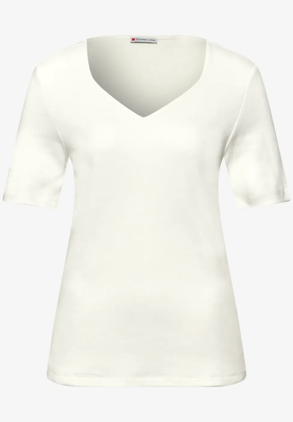 T-shirts avec encolure en cœur en pack de 2