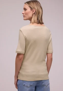 T-shirts avec encolure en cœur en pack de 2