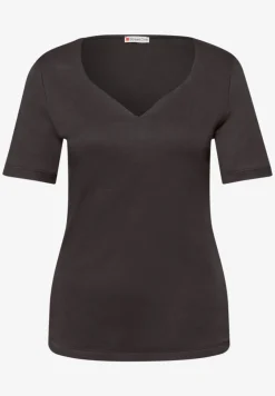 T-shirts avec encolure en cœur en pack de 2