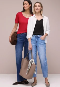 T-shirts avec encolure en cœur en pack de 2