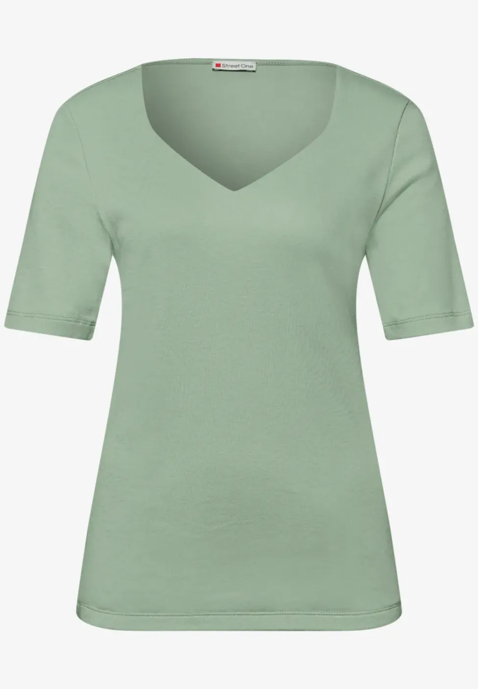 T-shirts avec encolure en cœur en pack de 2
