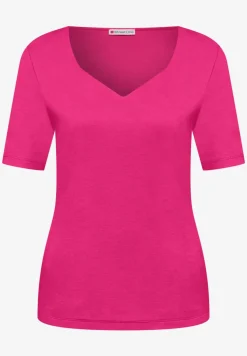 T-shirts avec encolure en cœur en pack de 2