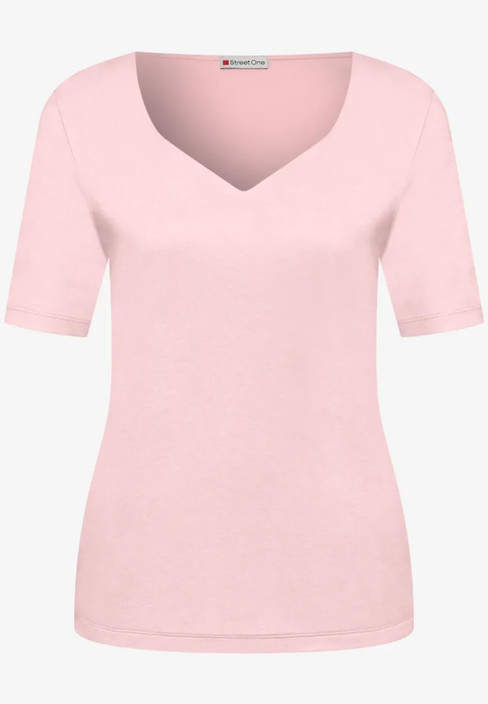 T-shirts avec encolure en cœur en pack de 2
