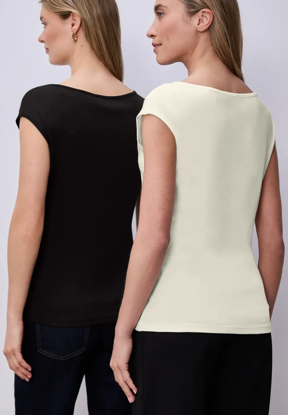 T-shirts basiques en pack de 2