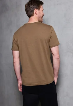 T-shirt Slub avec photo imprimée