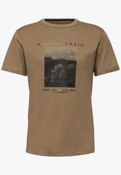 T-shirt Slub avec photo imprimée