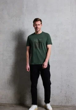T-shirt Slub avec photo imprimée