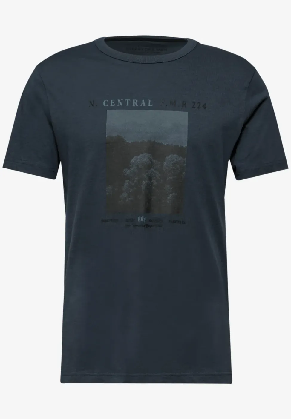 T-shirt Slub avec photo imprimée