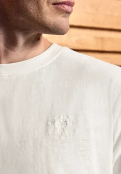 T-shirt Slub à l'aspect délavé