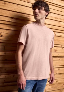 T-shirt Slub à l'aspect délavé