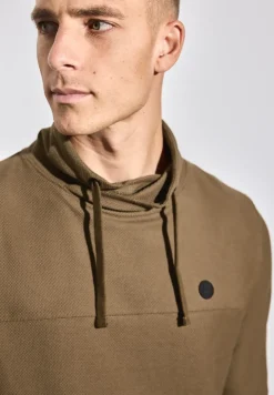 T-shirt structuré Funnelneck
