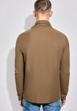 T-shirt structuré Funnelneck