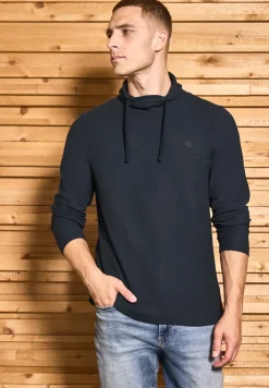 T-shirt structuré Funnelneck