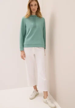 T-shirt structuré Funnel Neck