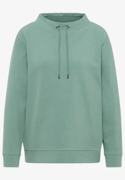 T-shirt structuré Funnel Neck