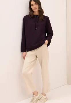 T-shirt structuré Funnel Neck