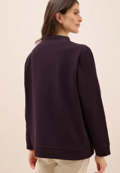 T-shirt structuré Funnel Neck