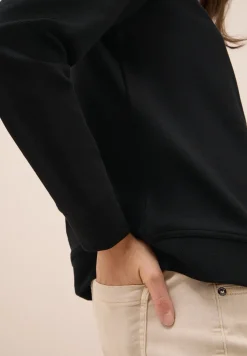 T-shirt structuré Funnel Neck