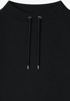 T-shirt structuré Funnel Neck