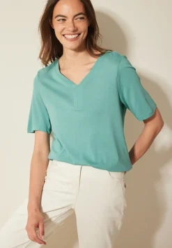 Tunique T-shirt en couleur unie