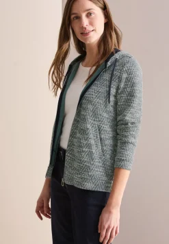 Veste à capuche bouclette