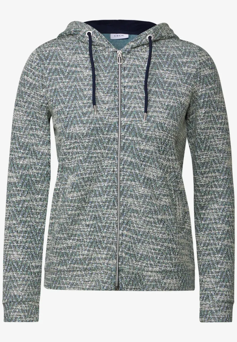 Veste à capuche bouclette