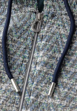 Veste à capuche bouclette